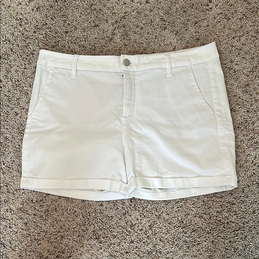 Liverpool Jeans Company White Bermuda Shorts